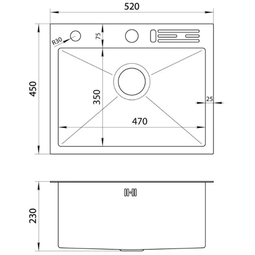 Миття для кухні Nett NВ-5245
