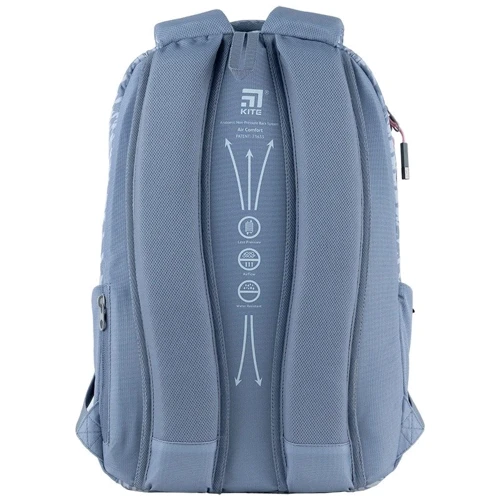 Рюкзак Kite Education teens 2578M-1 (K24-2578M-1): Спинка Мягкая (без ребер жесткости)