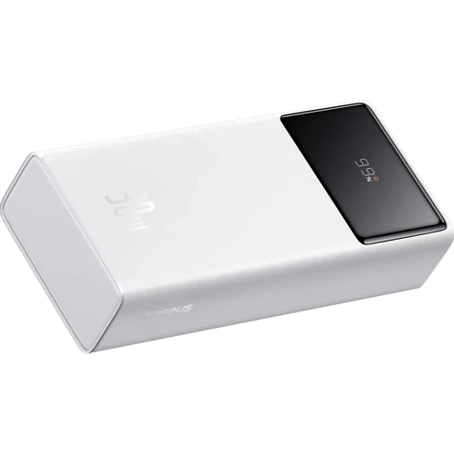 Зовнішній акумулятор Baseus Power Bank 30000mAh 30W Star Lord Digital Display White (P10022905213-00): Ємність батареї, мАг 30000