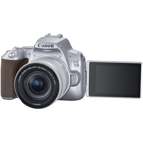 Canon EOS 250D kit (18-55mm) EF-S IS STM Silver: Оптичний зум 3x