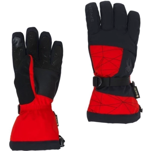 Мужские горнолыжные перчатки Spyder Overweb GTX (38197004-620) S красные: Пол Мужской