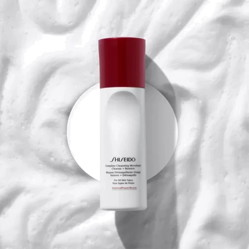 Shiseido Complete Cleansing Microfoam Очищаюча пінка для зняття макіяжу 180 ml: Час застосування універсальний