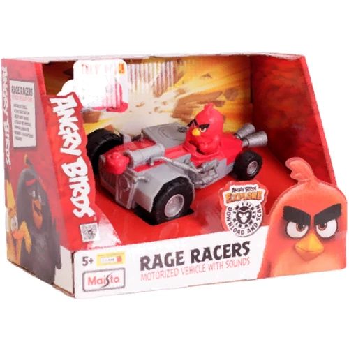 Машинка моторизована MAISTO з гонщиком Angry Birds (Червона пташка) (82502-2): Комплектація одна модель