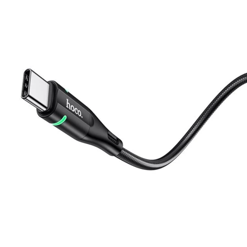 Кабель Hoco USB Cable to USB-C U93 3A 1.2m Black: Длина 1.2 м