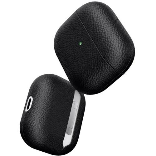 Чехол KeyBudz Artisan Series Leather Black (AP3_S3_BLK) for Apple AirPods 3 фото 4