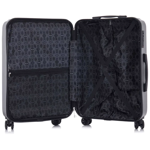 Чемодан Semi Line 24" (M) Grey (T5857-2) (DAS303042): Тип ручки Телескопическая ручка, Короткая ручка