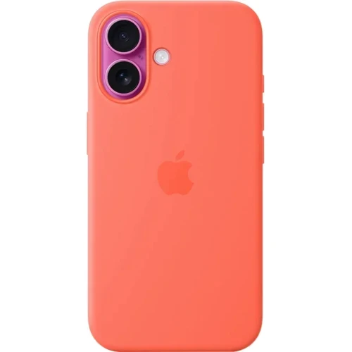 Чехол для iPhone Apple iPhone 16 Silicone Case with MagSafe - Tangerine (MDGN4ZM/A): Тип чехла накладка на заднюю часть