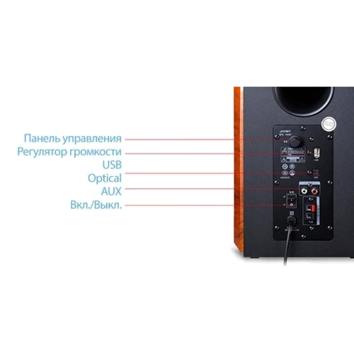 Акустическая система F&D R60BT Wood: Формат акустики 2.0