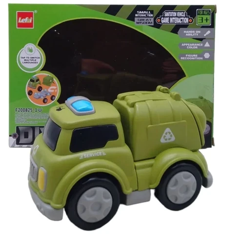 Машинка-конструктор інтерактивна Lefei Сміттєвоз магнітна (9901/9901-1/9902/9903): Виробник Lefei