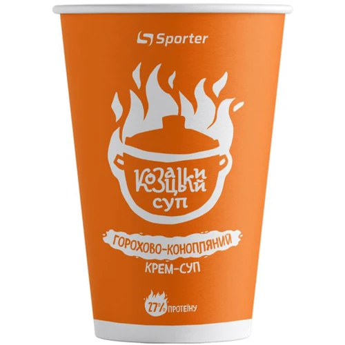 Крем-суп Sporter Street Soup - 50 г(стакан) - горохово-конопляный
