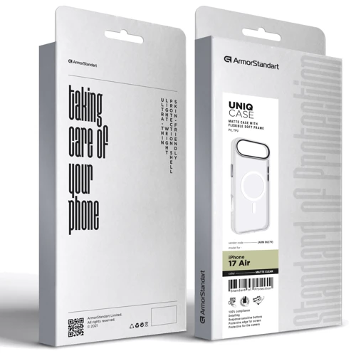 Чехол для iPhone ArmorStandart Uniq MagCase Matte Clear for iPhone Air (ARM86279)