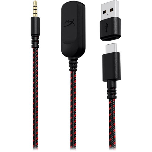 Навушники HyperX Cloud III 3.5mm/USB-A/USB-C Black/Red (727A9AA): Тип кріплення оголовные