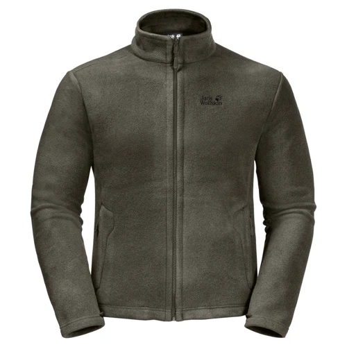 Толстовка Jack Wolfskin Moonrise Jacket Men 1702064-5066 52 серо-оливковая на молнии