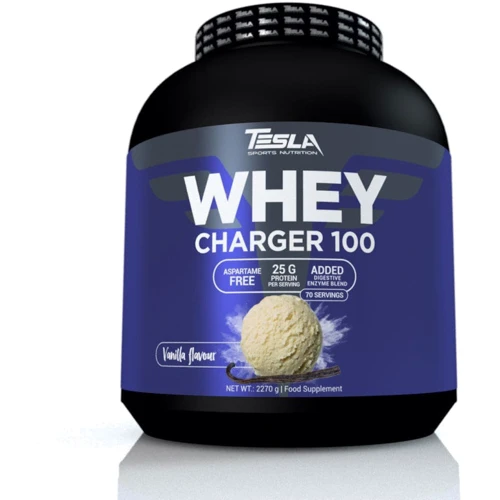Протеин Tesla Nutrition Whey Charger 100 2270 g / 70 servings / Vanila