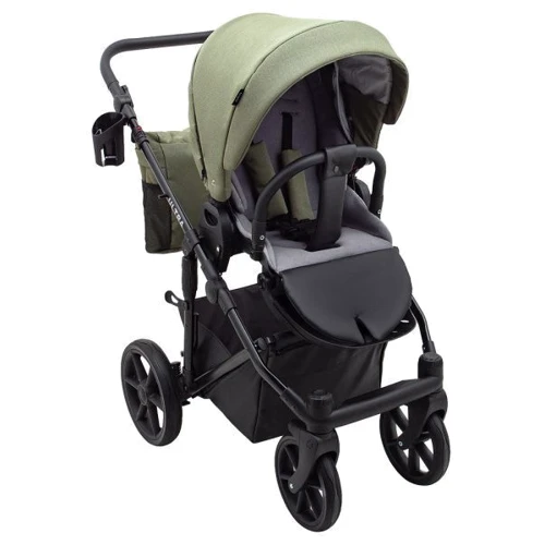 Универсальная коляска 2 в 1 Bair Ultra Soft U-816 оливковая (680620): Ширина шасси 60 см