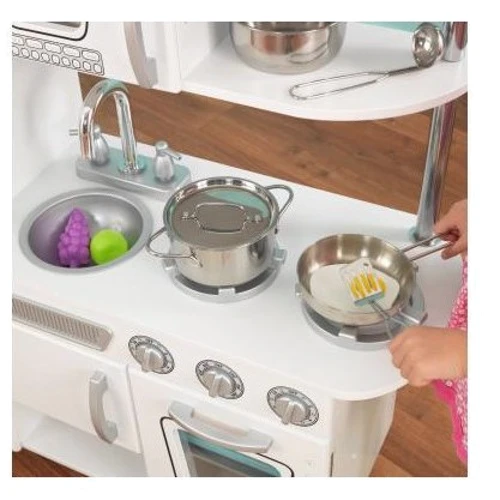 Ігровий набір Кухня KidKraft White Vintage Kitchen w / Pots & Pans (53242) фото 4