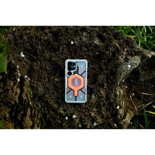 Чохол для телефона Urban Armor Gear UAG Pathfinder Clear with Magnet Bundle Active Lava Lanyard для Samsung S938 Galaxy S25 Ultra: Плівка в комплекті нет