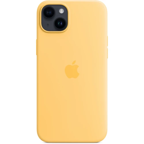 Чехол для iPhone Apple for iPhone 14 Plus Silicone Case with MagSafe Sunglow (MPTD3) : Материалы Силикон