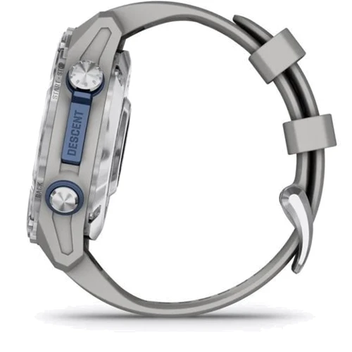 Смарт-годинник Garmin Descent Mk3 43mm Stainless Steel with Fog Grey Silicone Band (010-02753-04) фото 12