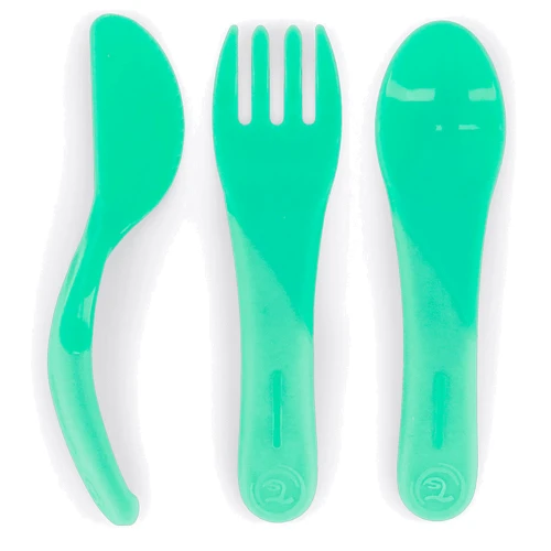 Столовые приборы Twistshake Pastel Green (78201)