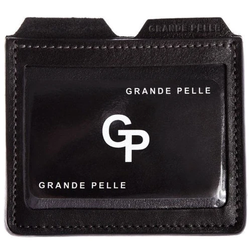 Мужской картхолдер Grande Pelle черный (307610)