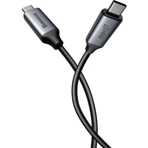 Кабель Baseus Cable USB-C to USB-C C-Video 4.3A 1.2m Black (CATCY-C0G): Довжина 1,2 м