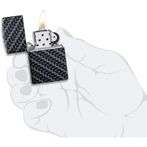 Зажигалка Zippo 49352 Carbon Fiber Design (49356) фото 2