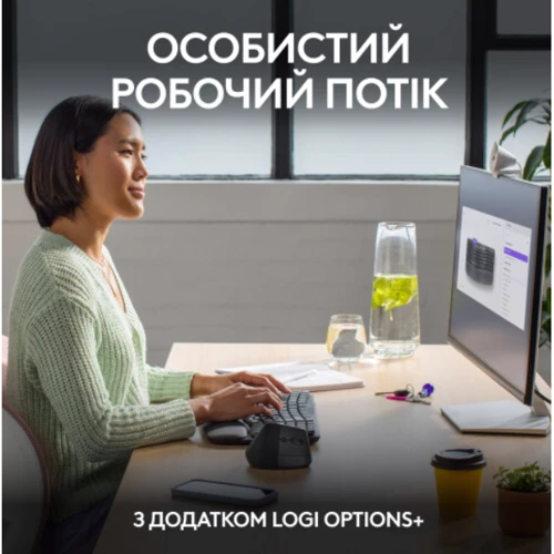 Клавиатура Logitech Wave Keys Bluetooth/Wireless Black (920-012304) фото 6
