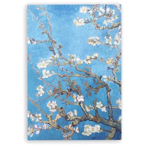 Скетчбук Manuscript Books Van Gogh 1890 с открытым переплетом: Количество страниц 80