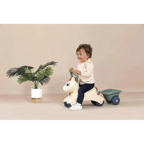 Каталка Smoby Little Пони с прицепом 54х27х40 см (140502): Материал пластик