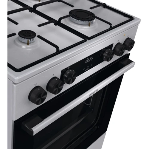 Плита комбінована Gorenje GKS6C70XJ: Управління механическое, сенсорное