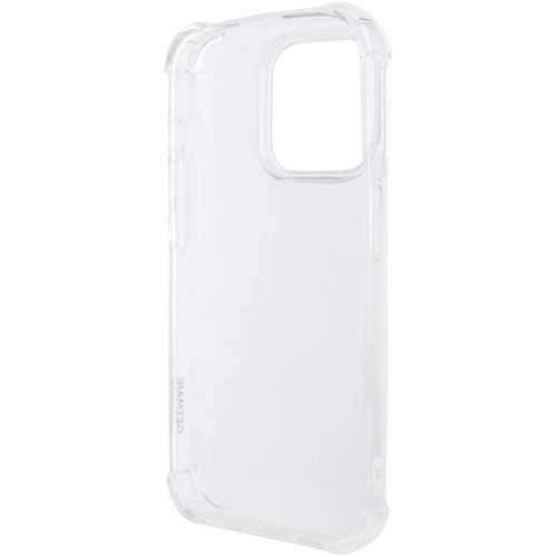 Чехол для iPhone TPU Case GETMAN Ease logo Transparent for iPhone 16 Pro: Тип чехла накладка на заднюю часть