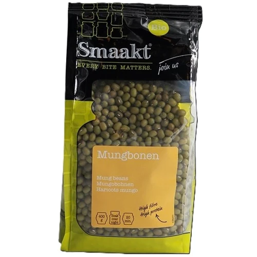 Бобы мунг Smaakt сухие органические 400 г (8718546991318)