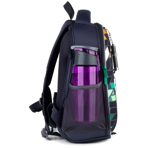 Рюкзак школьный каркасный Kite Education Motorbike K21-555S-2: Корпус рюкзака Каркасный