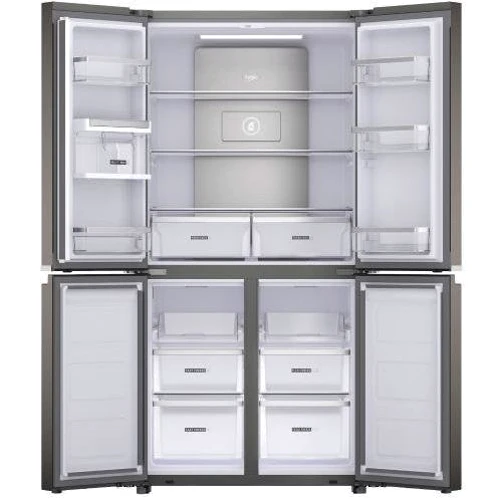 Холодильник Side-by-Side Whirlpool WQ9 U1GX: Расположение морозильной камеры Нижнее