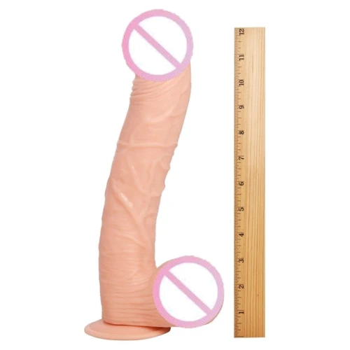 Огромный фаллоимитатор Raging Cockstars Jumbo Giant Jim 11 Inch Realistic Dildo, 26,7х5,7 см