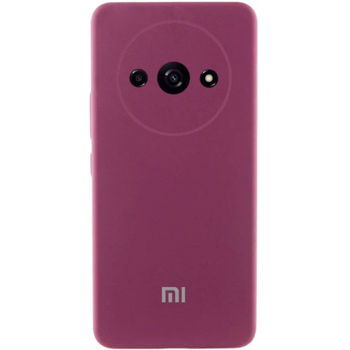 Чехол для телефонов Lakshmi Premium Silicone Case with Logo Full Camera Plum for Xiaomi Redmi A3