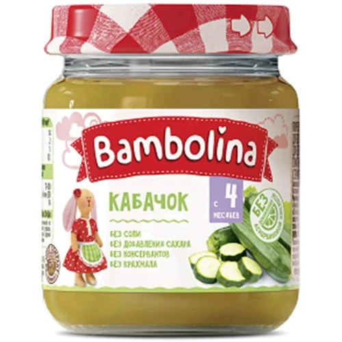 Пюре Bambolina Кабачок 100 г (4813163001984)