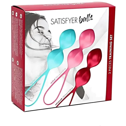 Вагинальные шарики Satisfyer balls C02 double (set of 3)