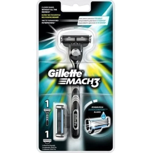 Gillette Mach3 Станок +2 картриджа