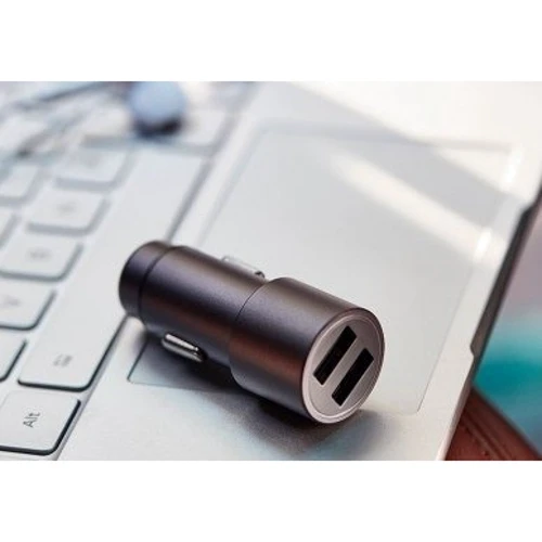 Зарядний пристрій Xiaomi USB Car Charger 2xUSB Kingmi 2.4A Black (QU0020): Кількість USB-портів 2