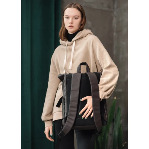 Женский рюкзак Sambag RollTop Zard темно-коричневый (24238901): Тип Рюкзаки