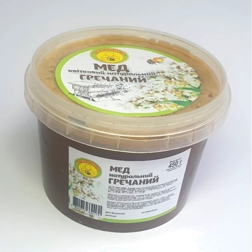 Мед Златомед Гречишный 450 г (4820013330170)