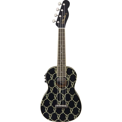 Укулеле электроакустическое FENDER BILLIE EILISH UKULELE BLK WN (971752106)