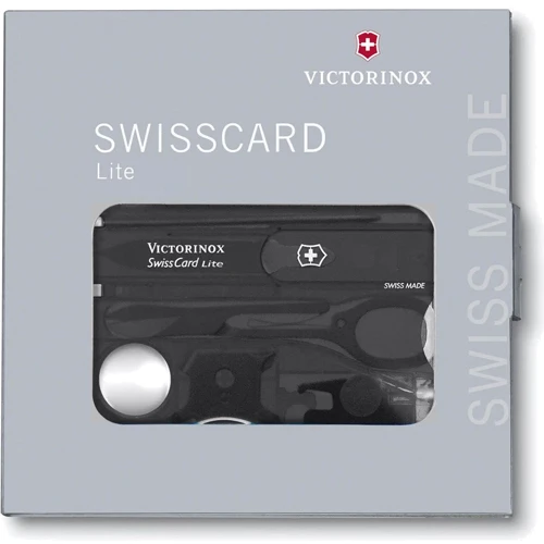 Мультитул Victorinox Swiss Card Lite черный (Vx07333.T3): Количество инструментов 13