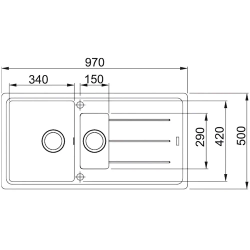 Кухонная мойка Franke Basis (114.0720.002)