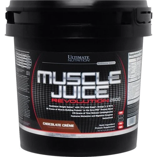 

Ultimate Nutrition Muscle Juice Revolution 2600 5040 g /19 servings/ Chocolate Cream