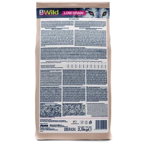 Сухий корм низькозерновий Monge Dog Bwild Low Grain для собак з м'ясом гусака 2.5 кг (70012102): Порода Все породы