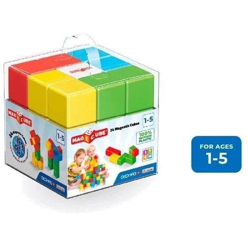 Магнитные кубики Geomag Magicube FColor Recycled Crystal, эко 24 детали (56)