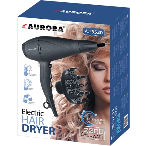 Фен Aurora AU 3530: Мощность, Вт 2200
